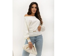 Italy Moda Sweter-IR-SW-3202.98-ecru