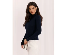 Italy Moda Sweter-IR-SW-57816.11-tamsiai mėlyna