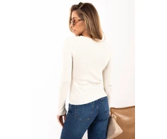 Italy Moda Sweter-IR-SW-57832.12-jasny smėlio spalva