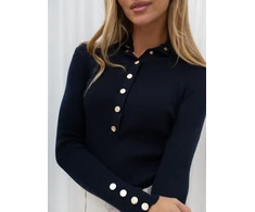 Italy Moda Sweter-IR-SW-57910.03-tamsiai mėlyna