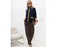 Italy Moda Sweter-IR-SW-57915.85-tamsiai mėlyna