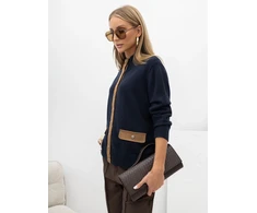 Italy Moda Sweter-IR-SW-57915.85-tamsiai mėlyna