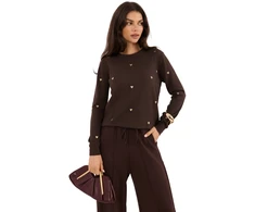 Italy Moda Sweter-IR-SW-57982.28-ruda