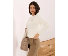 Italy Moda Sweter-IR-SW-57994.12P-jasny smėlio spalva