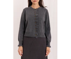 Italy Moda Sweter-IR-SW-A-86581.10-ciemny pilka
