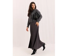 Italy Moda Sweter-IR-SW-A-86581.10-ciemny pilka