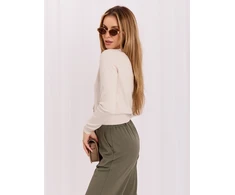 Italy Moda Sweter-IR-SW-JK8687.07P-jasny smėlio spalva