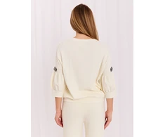 Italy Moda Sweter-IR-SW-JK8723A.01P-ecru