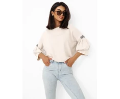 Italy Moda Sweter-IR-SW-JK8723A.01P-jasny smėlio spalva