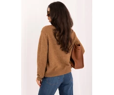 Italy Moda Sweter-IR-SW-K17003.99-camelowy