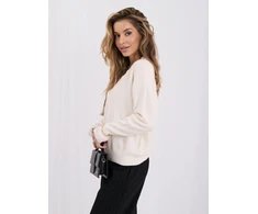 Italy Moda Sweter-IR-SW-QF3051.02-ecru
