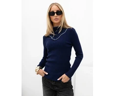 Italy Moda Sweter-IR-SW-RR1316.34-tamsiai mėlyna