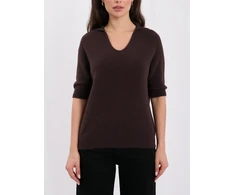 Italy Moda Sweter-IT-SW-2601.31-ciemny ruda
