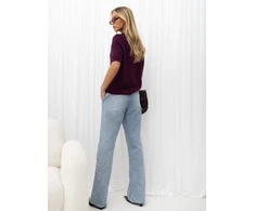 Italy Moda Sweter-IT-SW-2601.51-ciemny violetinė