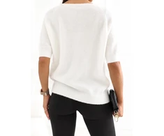 Italy Moda Sweter-IT-SW-2602.78-ecru