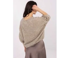 Italy Moda Sweter-IT-SW-72802.77-smėlio spalva