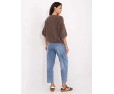 Italy Moda Sweter-IT-SW-72987.00-ciemny bezowy