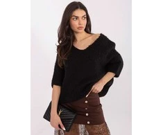 Italy Moda Sweter-IT-SW-7703.70-juoda