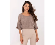 Italy Moda Sweter-IT-SW-99244.65-ciemny bezowy