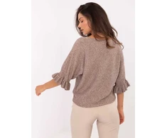 Italy Moda Sweter-IT-SW-99244.65-ciemny bezowy