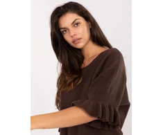 Italy Moda Sweter-IT-SW-99244.65-ciemny ruda