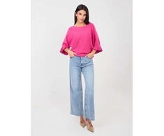 Italy Moda Sweter-IT-SW-99244.65-fuksjowy