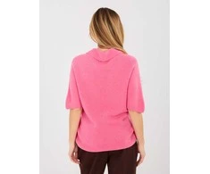 Italy Moda Sweter-MI-SW-0120.16-ciemny rožinė