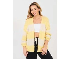 Italy Moda Sweter-MI-SW-0122.51-jasny geltona
