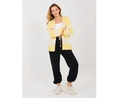 Italy Moda Sweter-MI-SW-0122.51-jasny geltona