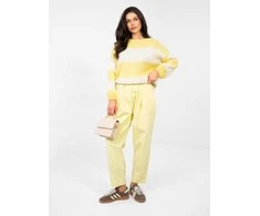 Italy Moda Sweter-MI-SW-0203.71-jasny geltona