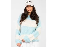 Italy Moda Sweter-MI-SW-0203.71-šviesiai mėlyna