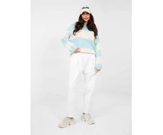 Italy Moda Sweter-MI-SW-0203.71-šviesiai mėlyna