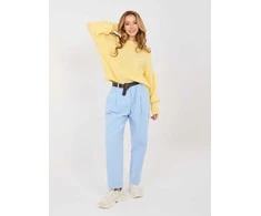 Italy Moda Sweter-MI-SW-0302.18-jasny geltona
