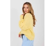 Italy Moda Sweter-MI-SW-0302.18-jasny geltona