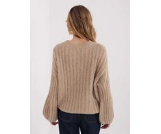 Italy Moda Sweter-MI-SW-1215.51-ciemny bezowy