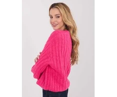 Italy Moda Sweter-MI-SW-1215.97-fuksjowy