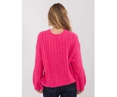 Italy Moda Sweter-MI-SW-1215.97-fuksjowy