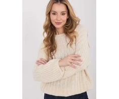 Italy Moda Sweter-MI-SW-1215.97-jasny smėlio spalva