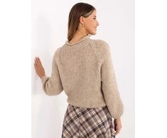 Italy Moda Sweter-MI-SW-1311.31-smėlio spalva