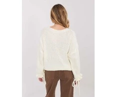Italy Moda Sweter-MI-SW-1512.28-ecru