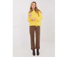 Italy Moda Sweter-MI-SW-1512.28-geltona