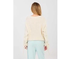 Italy Moda Sweter-MI-SW-1512.28-jasny smėlio spalva