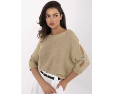 Italy Moda Sweter-MI-SW-1604.85-auksinė