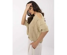 Italy Moda Sweter-MI-SW-1605.83-auksinė
