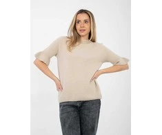 Italy Moda Sweter-MI-SW-1901.66-smėlio spalva