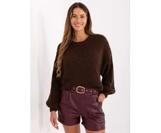 Italy Moda Sweter-MI-SW-1909.21-ciemny ruda