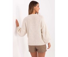 Italy Moda Sweter-MI-SW-1909.21-jasny smėlio spalva