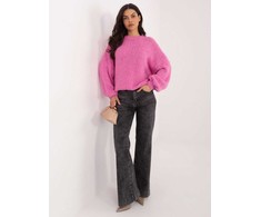 Italy Moda Sweter-MI-SW-1909.68-ciemny rožinė