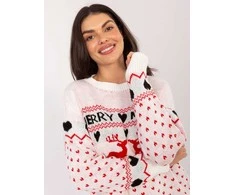 Italy Moda Sweter-MI-SW-2111.89-ecru
