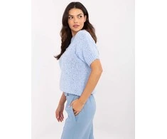 Italy Moda Sweter-MI-SW-2701.23-šviesiai mėlyna